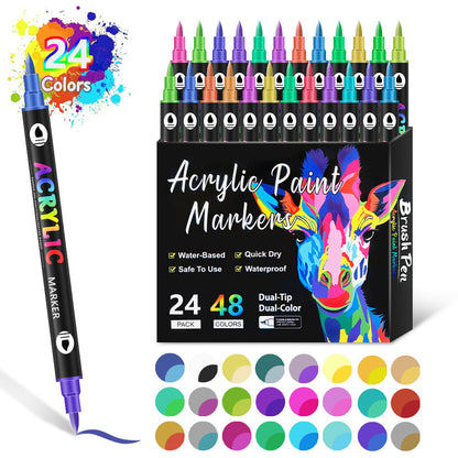 ColorCraft – Dual-Tip-Acrylmarker für Präzisionskunst