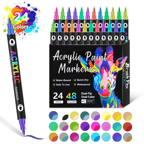 ColorCraft – Dual-Tip-Acrylmarker für Präzisionskunst