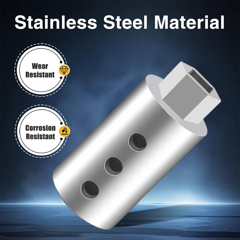 TorqueMaster – Adaptador de gato de acero inoxidable