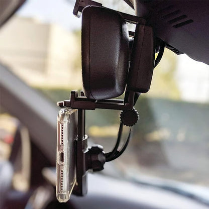 FlexMount – Soporte Giratorio para Teléfono para Espejo Retrovisor