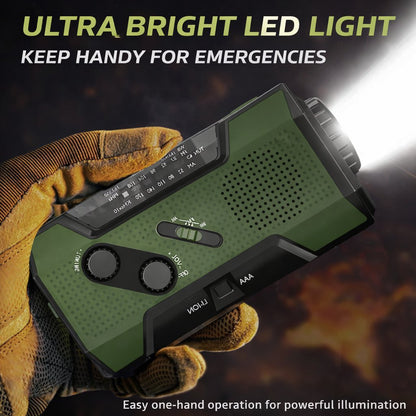 PowerCast Elite – Radio de emergencia 4 en 1