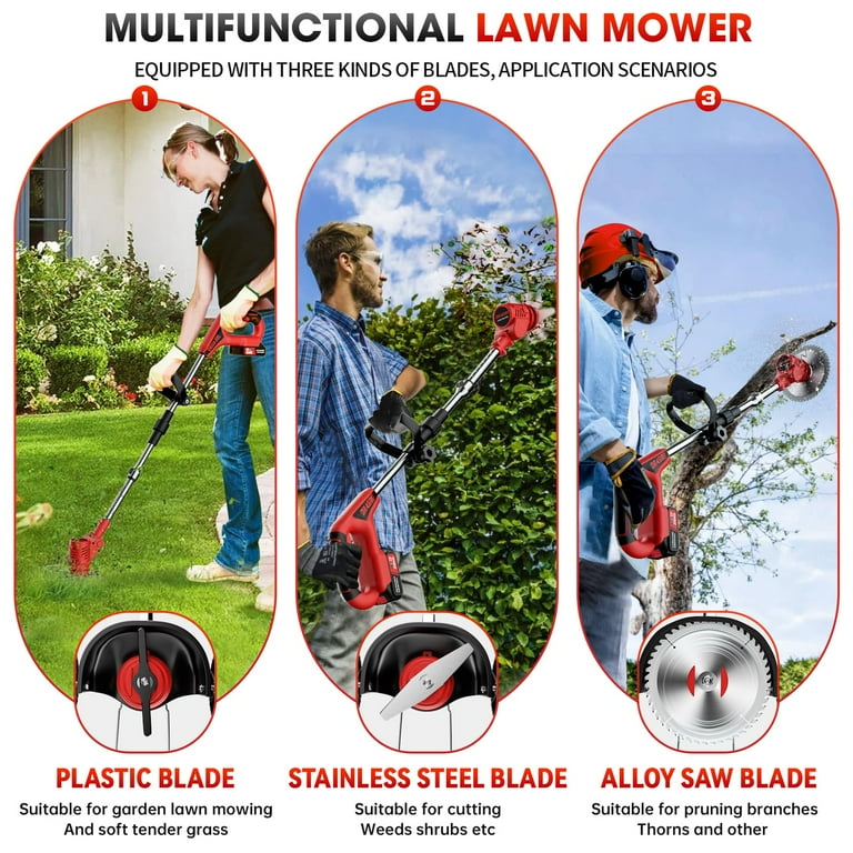 YardBlade – Kabelloser 3-in-1 Rasen-Profi