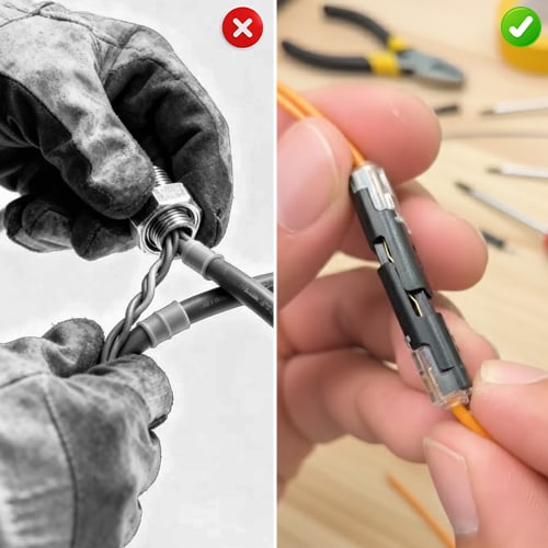 PowerSnap - Conector de cable de inserción seguro para un cableado sencillo