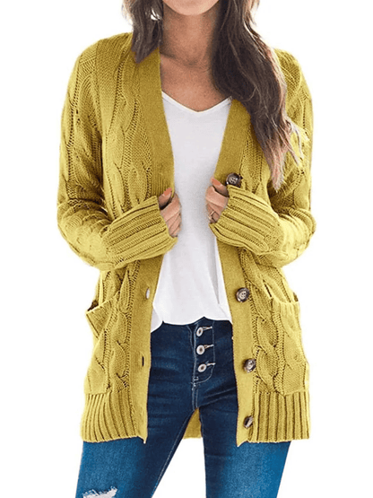 Velora – Cárdigan elegante con botones