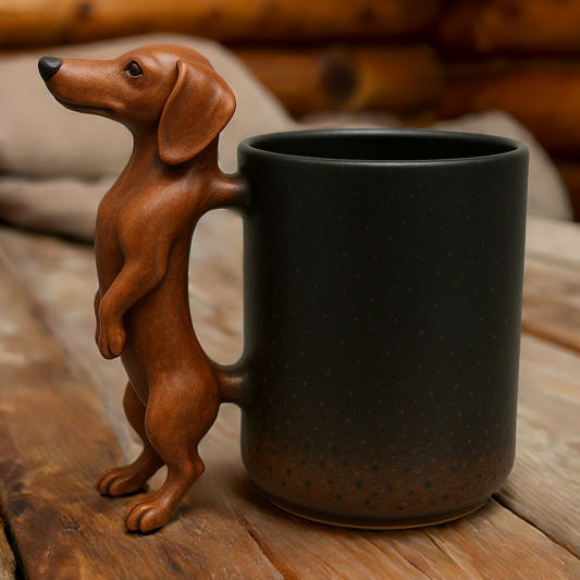 PupBrew - Taza de Café para Amantes de los Dachshunds