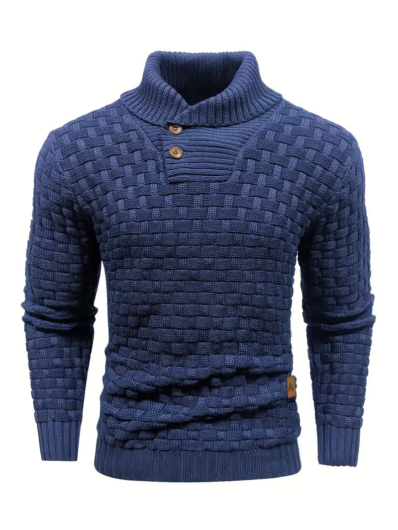Leo-Strickpullover mit Knopfleiste | ALEVITA
