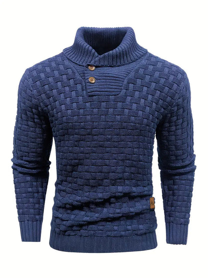 Leo-Strickpullover mit Knopfleiste | ALEVITA