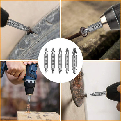 FixGrip – Set zum Entfernen beschädigter Schrauben, 6-teilig