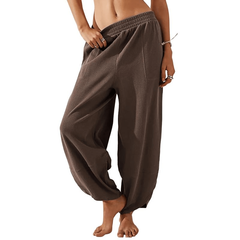 LuxeFlow – Pantalones Harén Palazzo de Pierna Ancha para Mujer