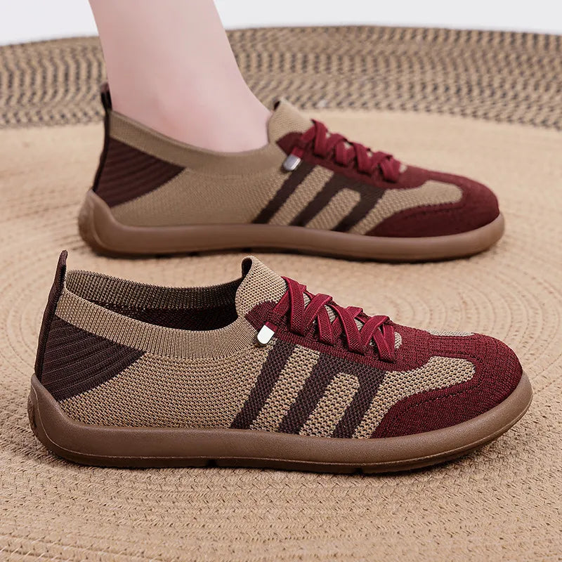 ErgoNova™ – Orthopädischer Damen-Sneaker mit atmungsaktivem Strickgewebe