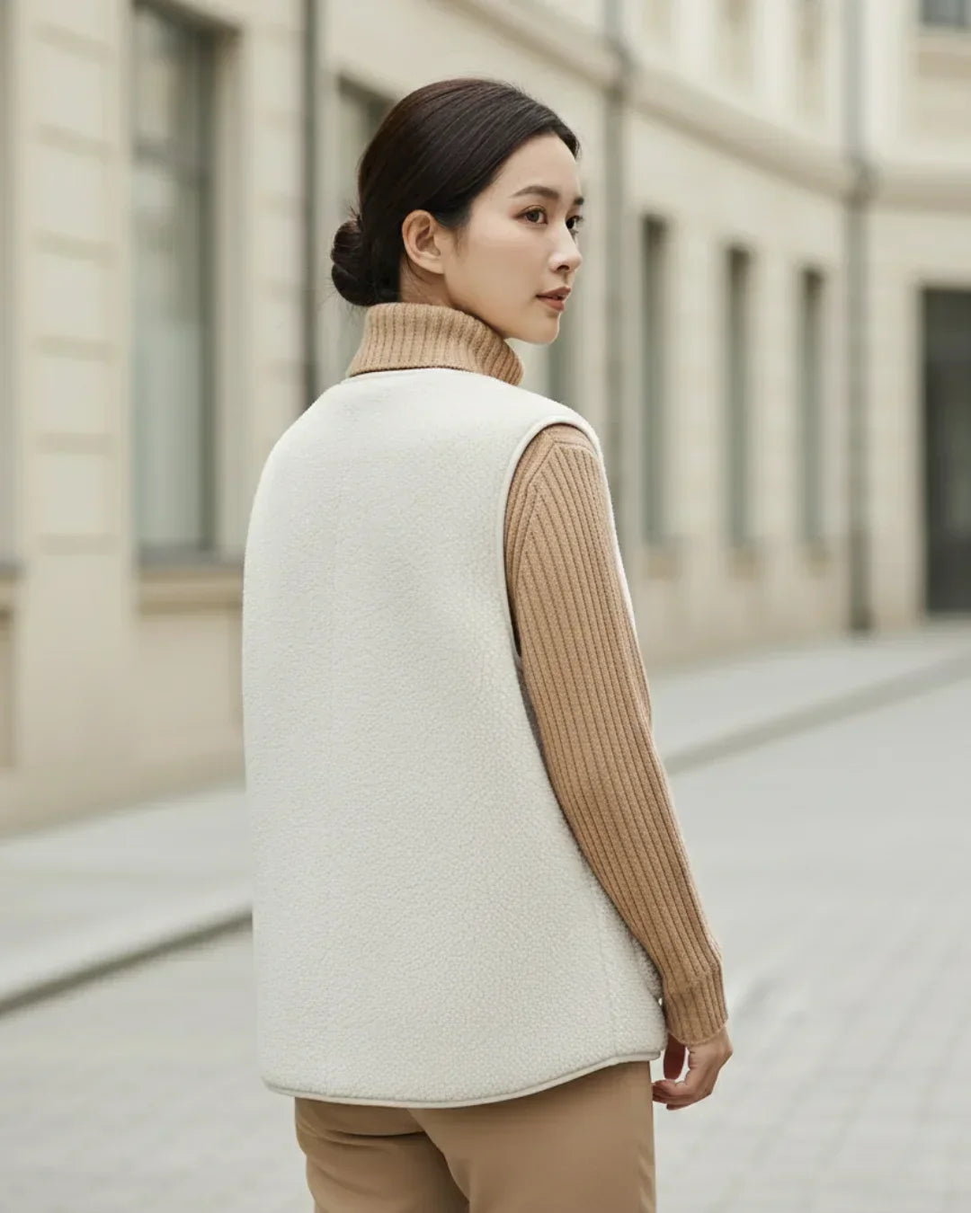 Solene™ – Pariser Wollstrickjacke für mühelose Eleganz