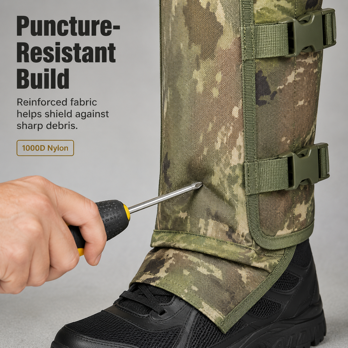 TrailShield Pro - Polainas protectoras contra serpientes