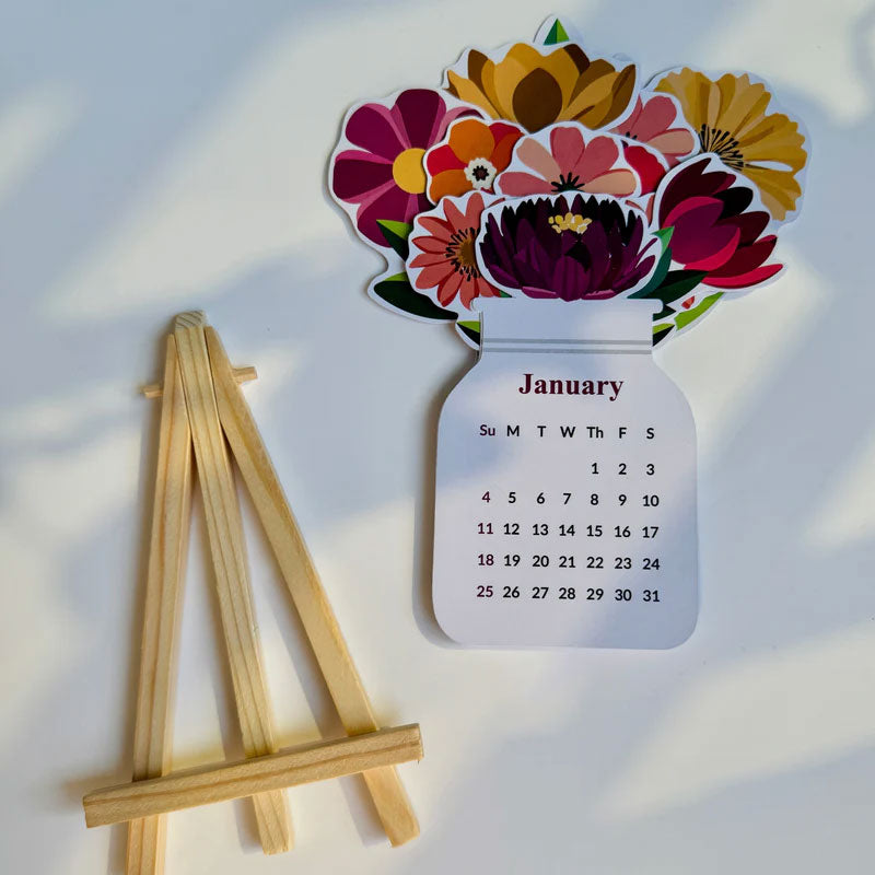 BloomDesk – Blühender Schreibtisch-Blumenkalender