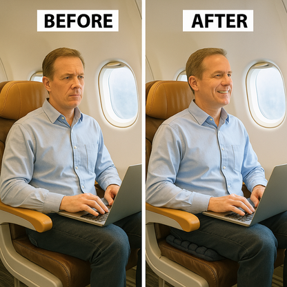 ComfortCore – Cojín de aire de viaje para mayor comodidad