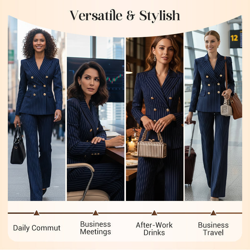 BossEra – Traje sastre a rayas para mujer