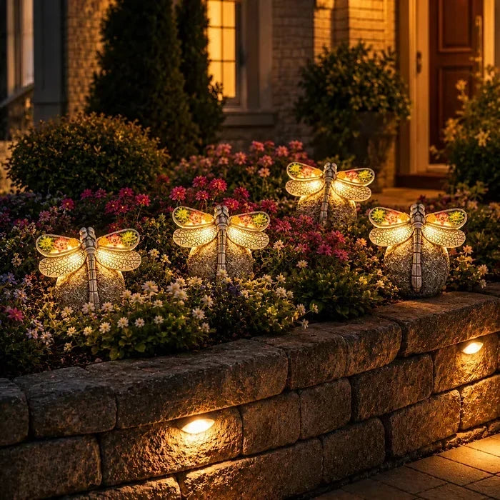 GlowWing – Luz solar para jardín con forma de libélula
