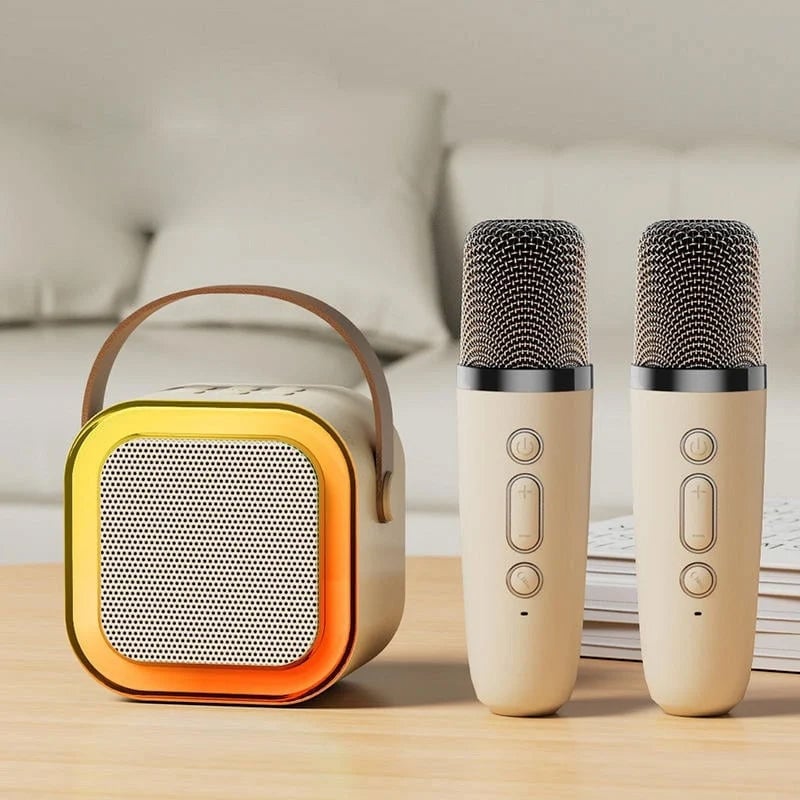 BeatVox – Mini-Karaoke-Lautsprecher mit Mikrofonen