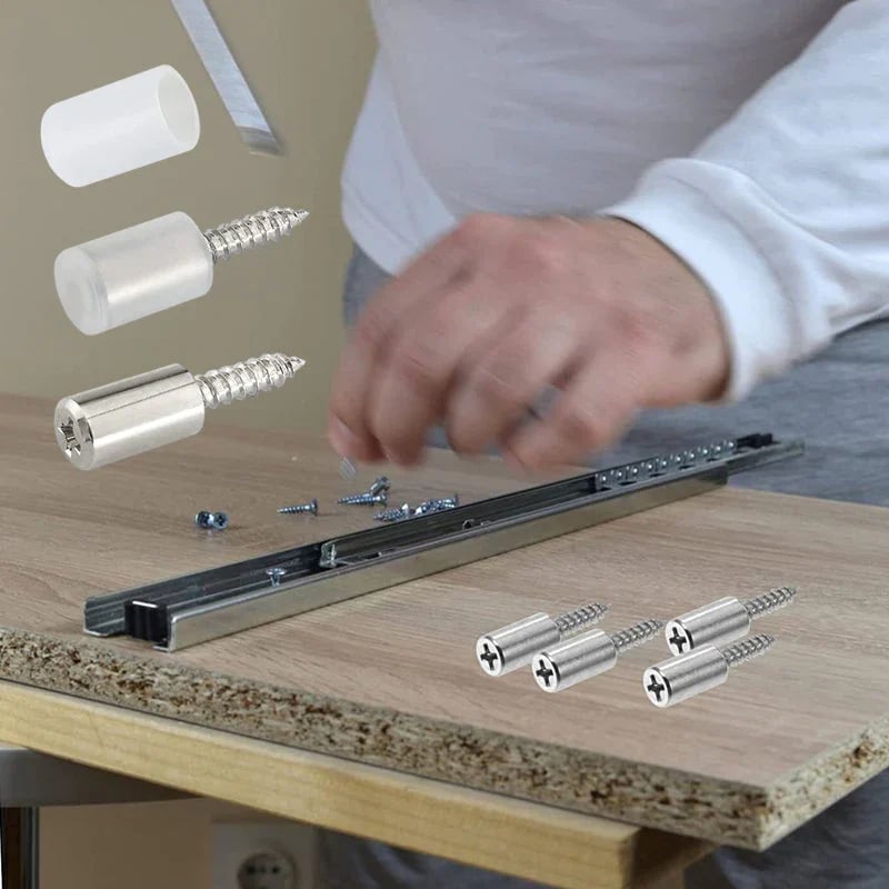 GripNest – Tornillos de sujeción para gabinetes laminados de alta resistencia
