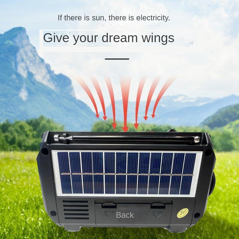SolarWave – Radio solar Bluetooth Energía y música en cualquier lugar