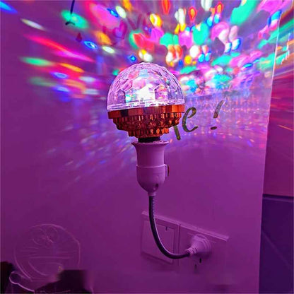 AuraParty – Luz de bola de discoteca giratoria colorida