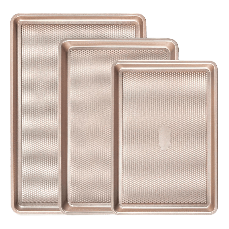 BakePro – Backblech-Set mit Diamantstruktur