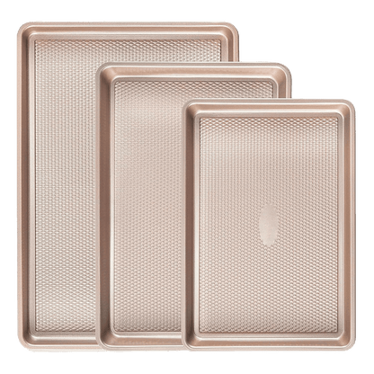 BakePro – Backblech-Set mit Diamantstruktur