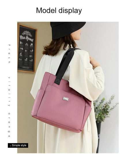 UrbanTote – Bolso de hombro de gran capacidad con múltiples bolsillos