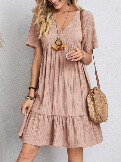 VintageMuse – Damen-Oberteil mit V-Ausschnitt im Retro-Stil