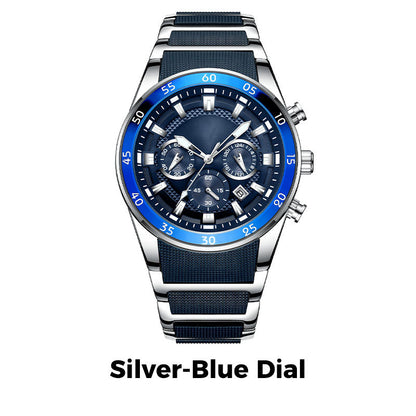 TimeForge – Reloj multifunción resistente para hombre