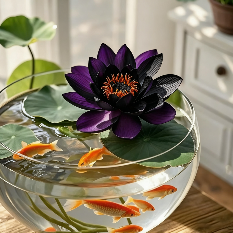 ZenLotus – Semillas de loto morado medianoche