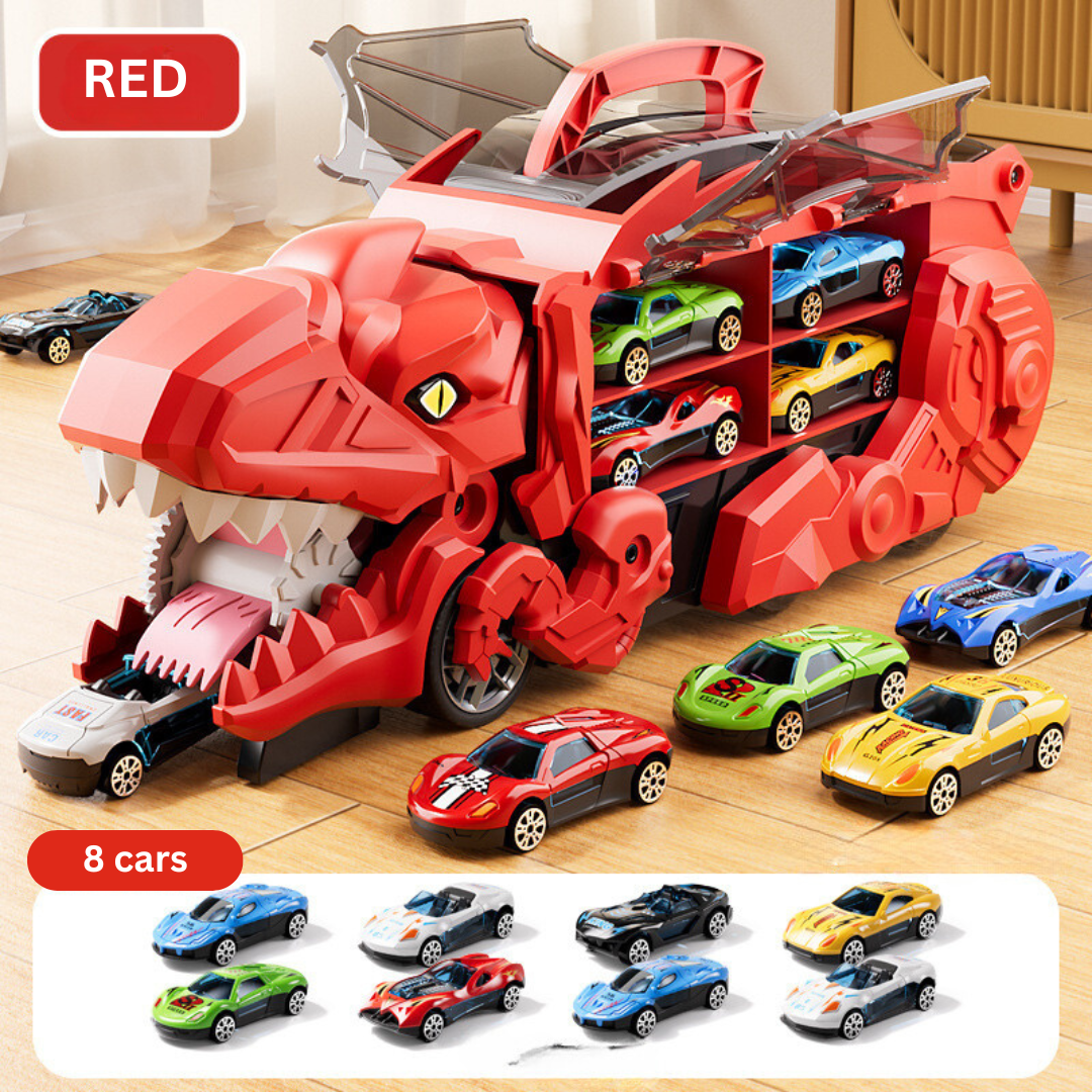 RaptorRace – Dino-Auto-Fress-LKW-Set