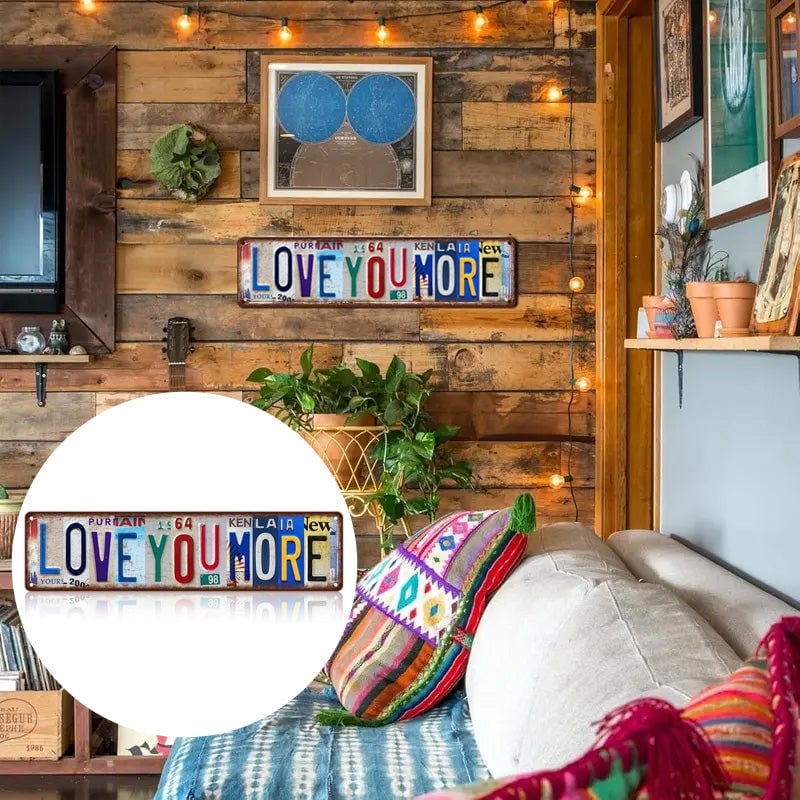 DecoTin – Arte de pared de metal estilo vintage