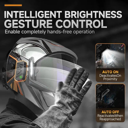 WeldVision Elite – Casco inteligente de 6 sensores