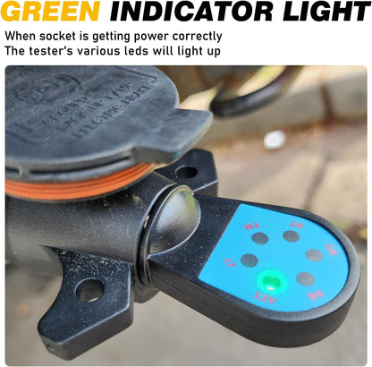 VoltVerify – Comprobador de luces de remolque de 7 pines