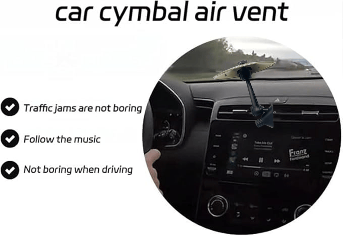 CrashBeat – Platillo de Choque para Rejilla de Ventilación de Coche