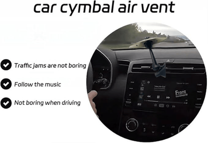 CrashBeat – Platillo de Choque para Rejilla de Ventilación de Coche