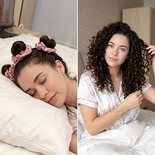 VelvetCurl – Multifunktionales hitzefreies Haarstyling-Band