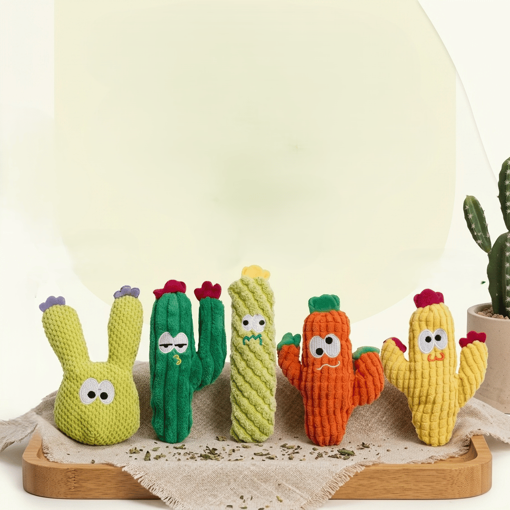 CatnipCove - Colección de juguetes de cactus