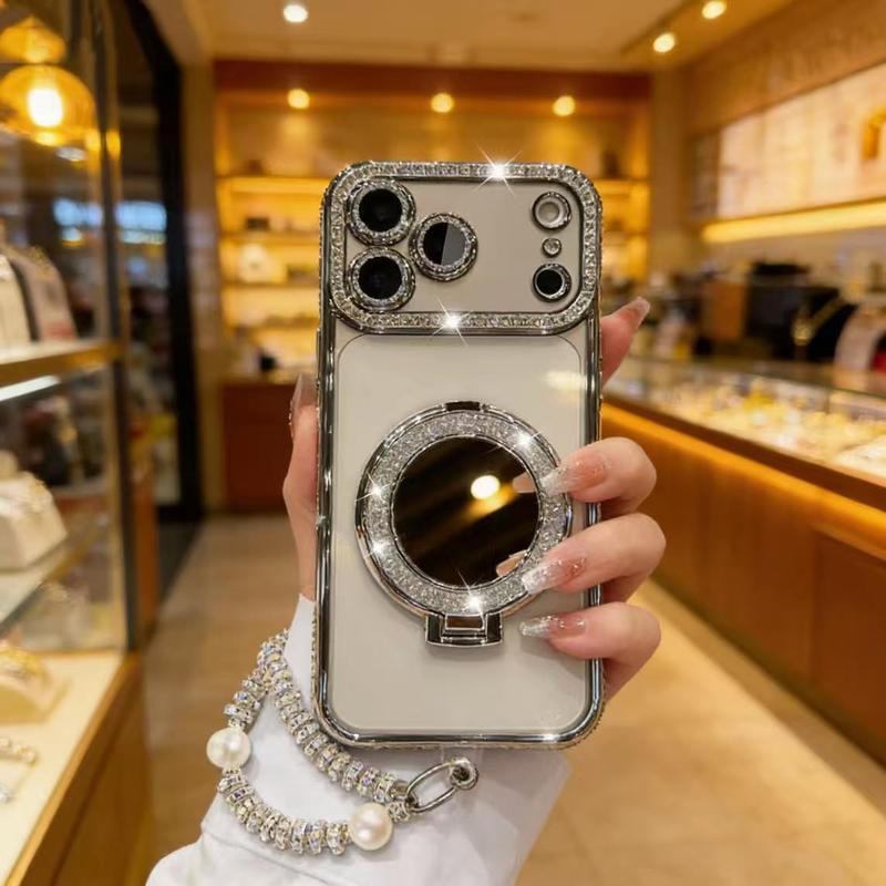 FlashFemme - Luxuriöses Spiegel-Glitzer-Case