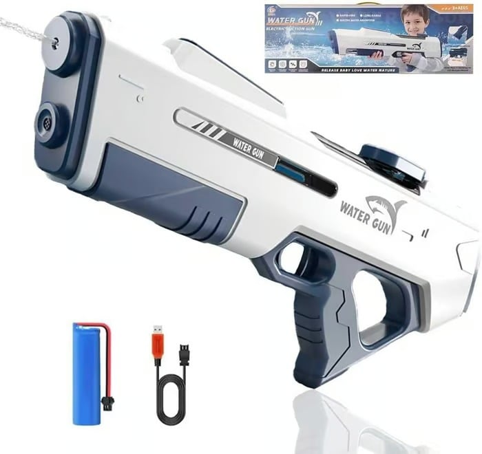 AquaBlaster: Pistola de succión de agua automática