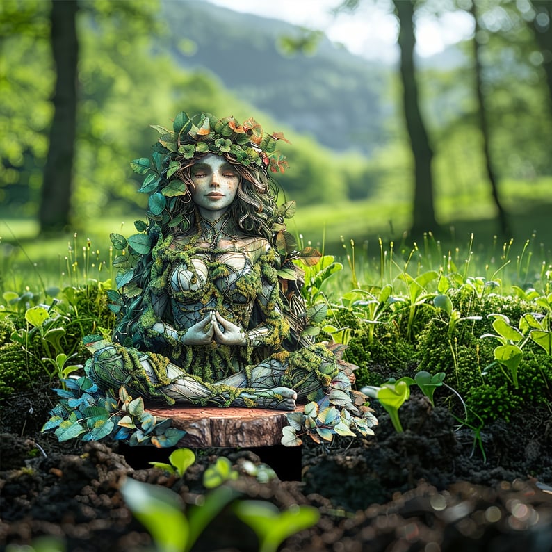 MysticBloom - Estacas Elegantes para Jardín Encantado