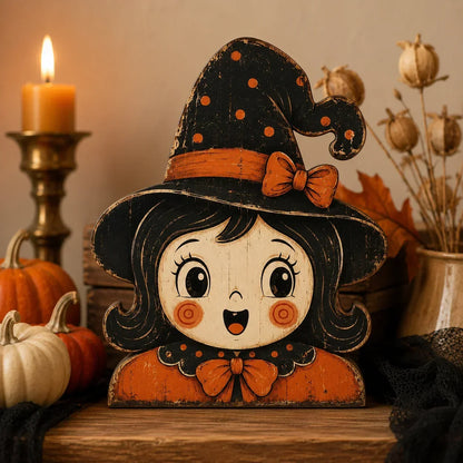 HarvestHeirloom – Colección de figuras de madera vintage de Navidad