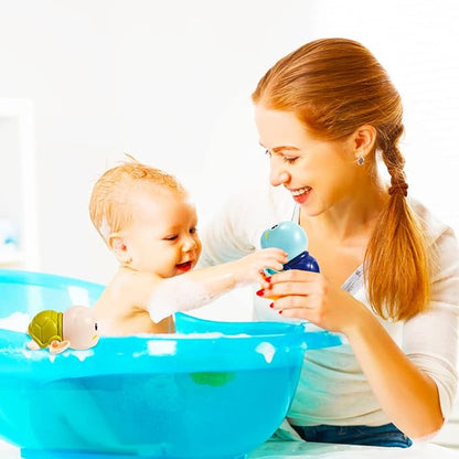 TinyTide - Set de juguete interactivo de tortugas para el baño
