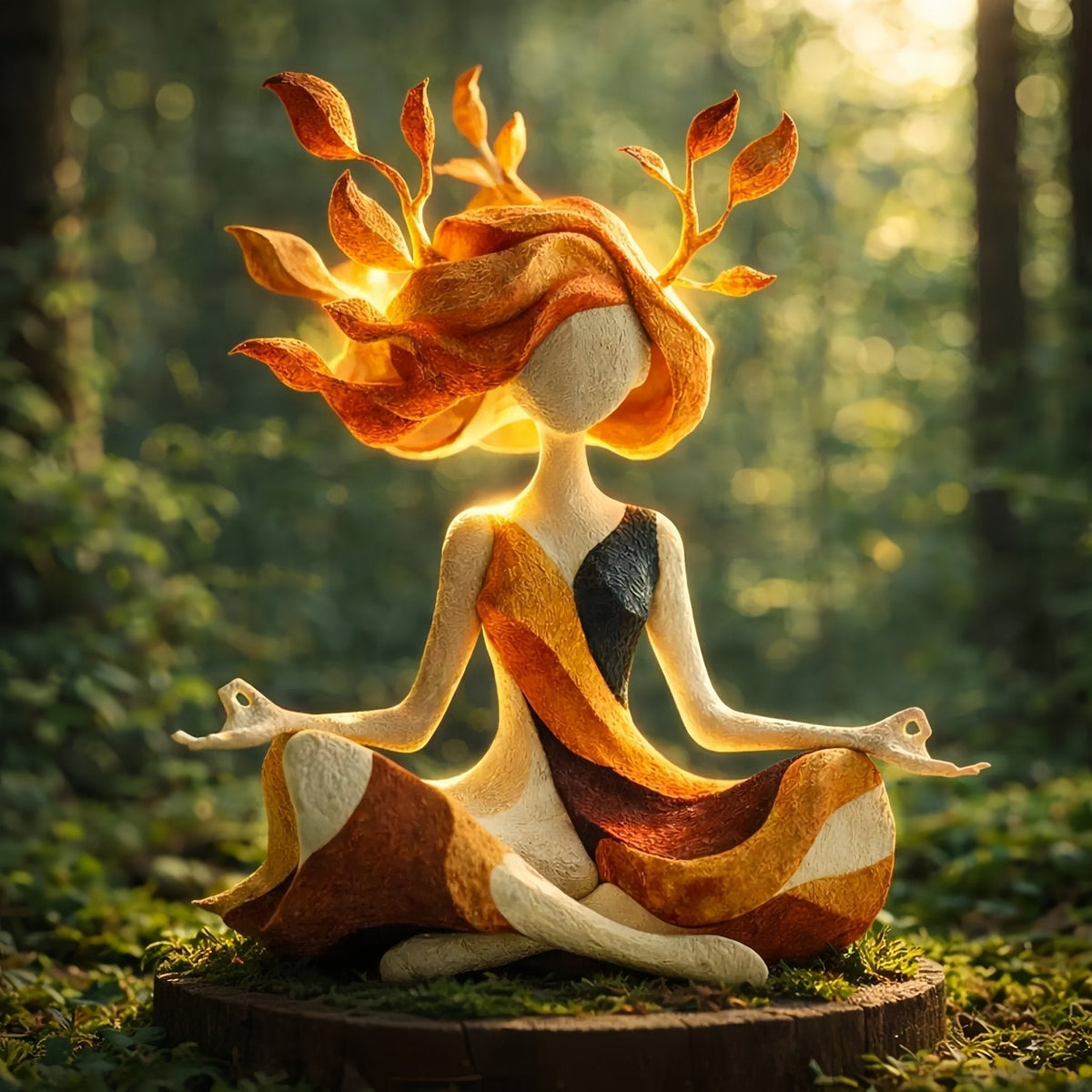 Serenity Growth | Estatuilla Escultórica Armonía Interior 🏆