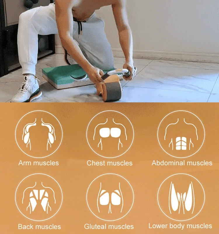 CoreRebound – Rueda abdominal con soporte para codos
