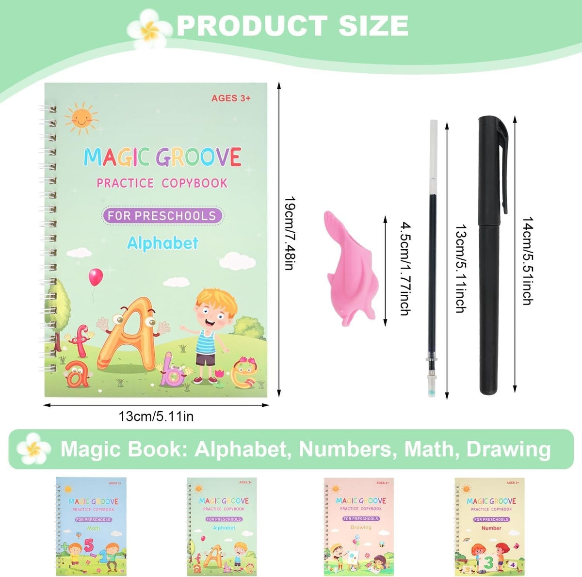 WonderWrite – Libros mágicos de caligrafía y aprendizaje