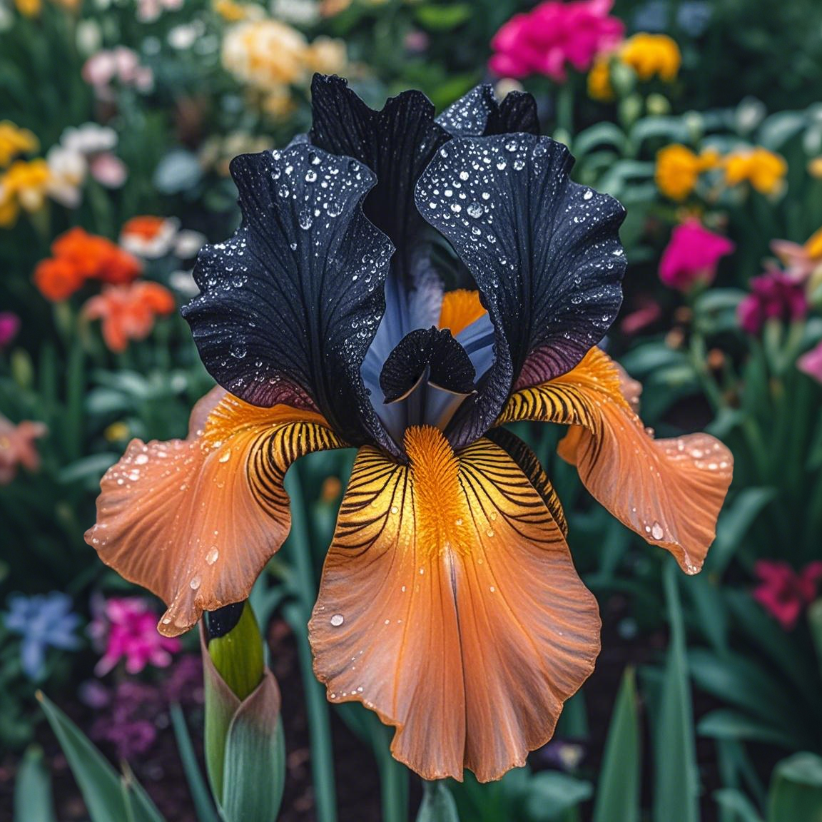 BloomAura – Exotische Hohe Bart-Schwertlilie