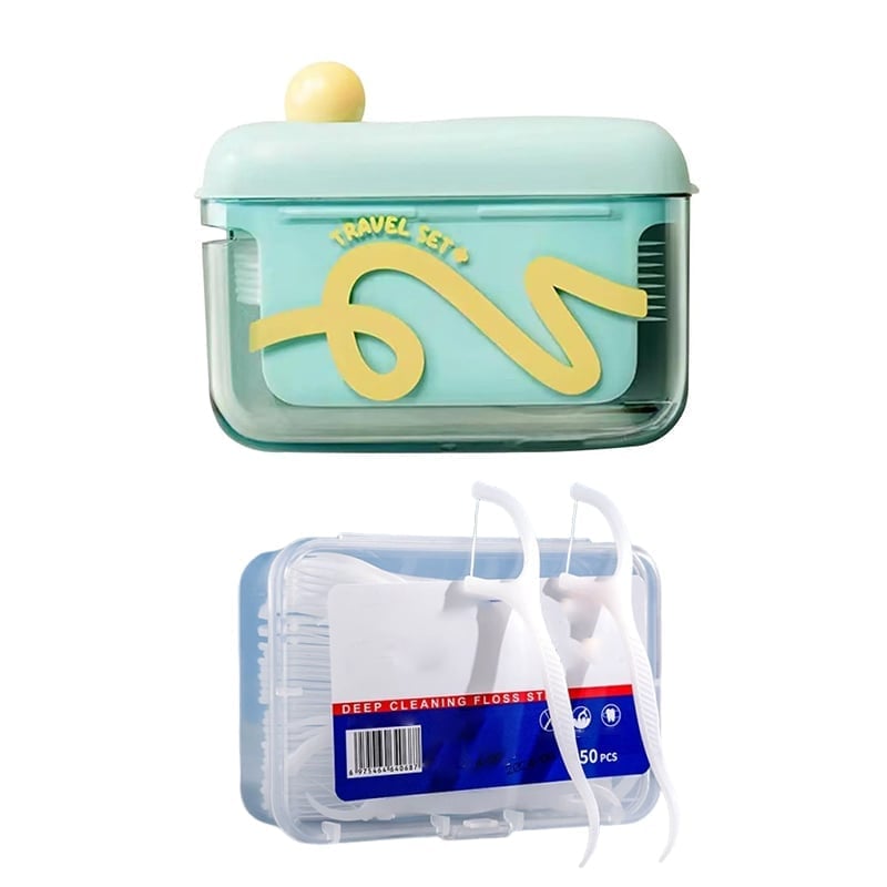 SmileFlow | Estuche Portátil para Hilo Dental