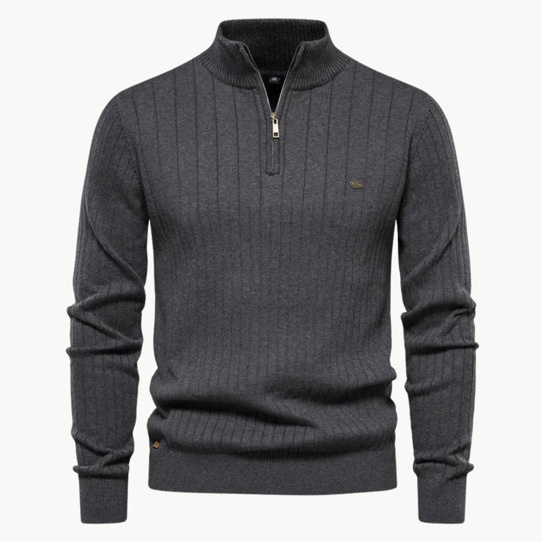 Jenson Quarter-Zip-Pullover | ALEVITA
