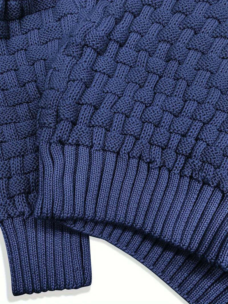 Leo-Strickpullover mit Knopfleiste | ALEVITA